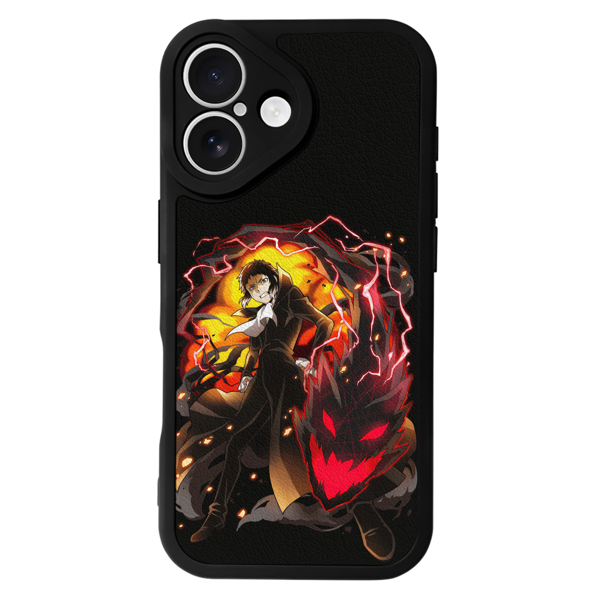 （画像用） 文豪ストレイドッグス Bungo Stray Dogs 【iPhone 16シリーズ対応】シリコンスマホケース（レザー調） 材質：シリコン